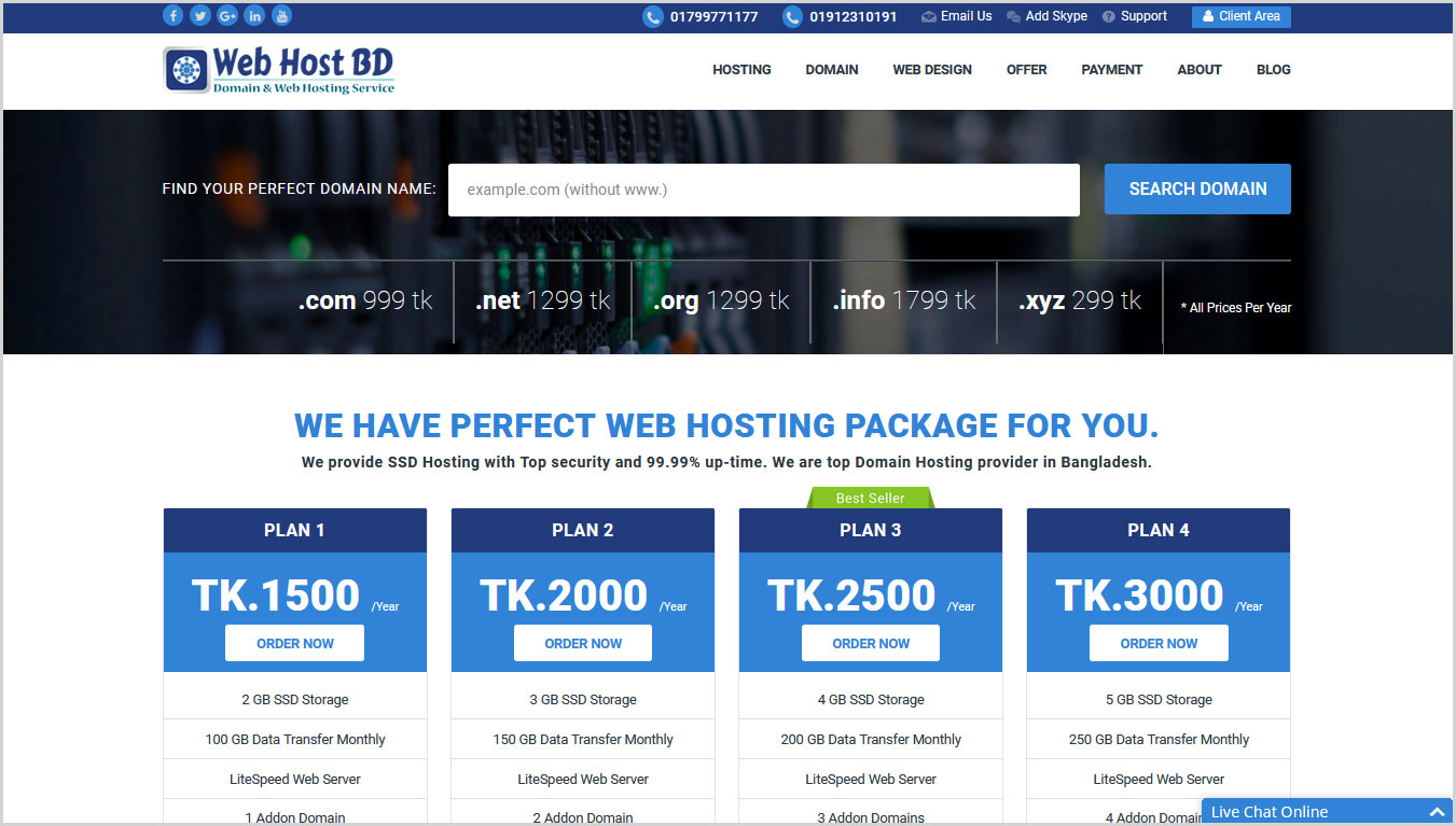 Web Host BD