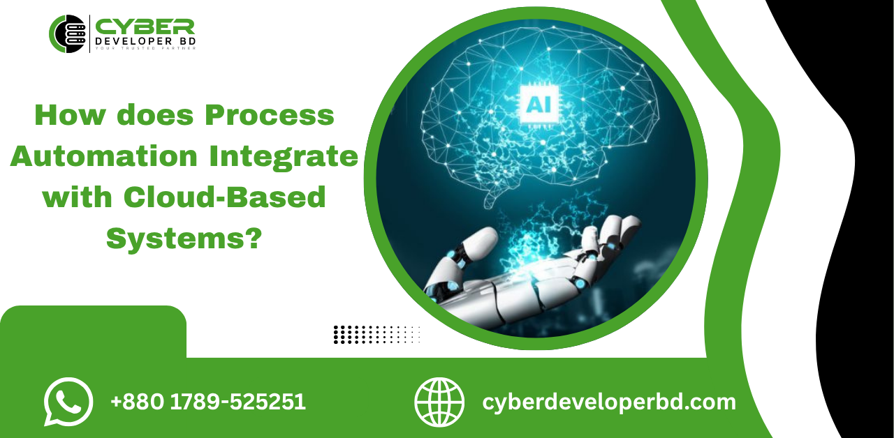How does process automation integrate with cloud-based systems?