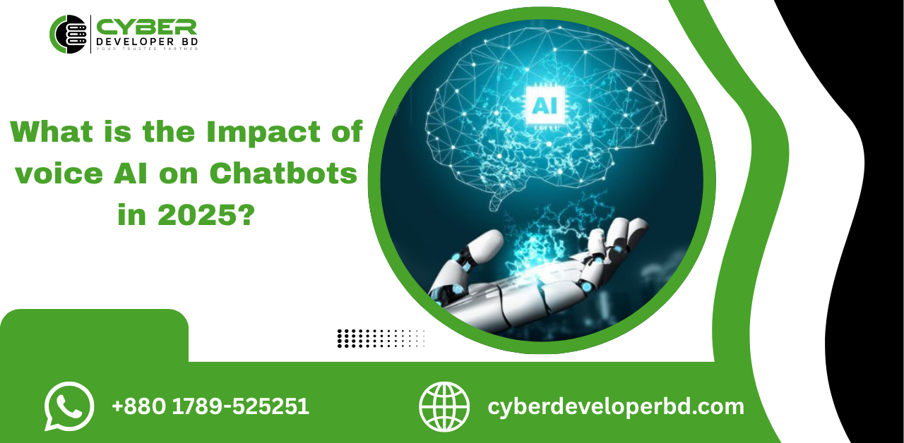What is the impact of voice AI on chatbots in 2025?