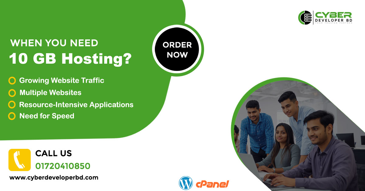 When Do You Need 10 GB Hosting?