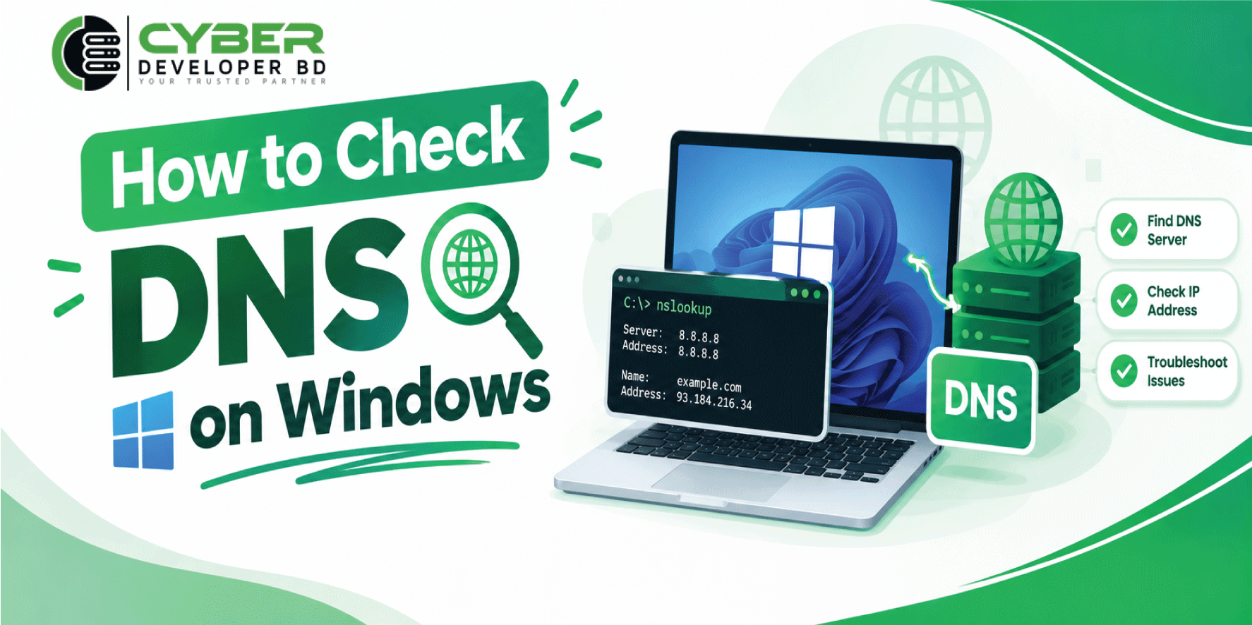 How to Check DNS on Windows